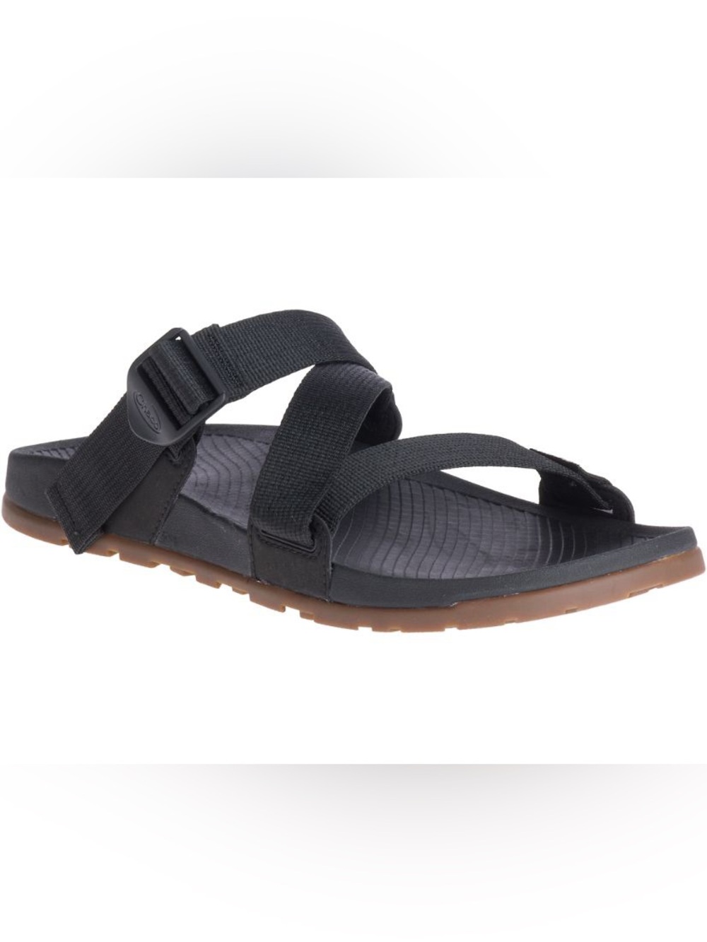Chaco Lowdown Slide Men’s 10 Black Adjustable Sport Sandals LUVSEAT